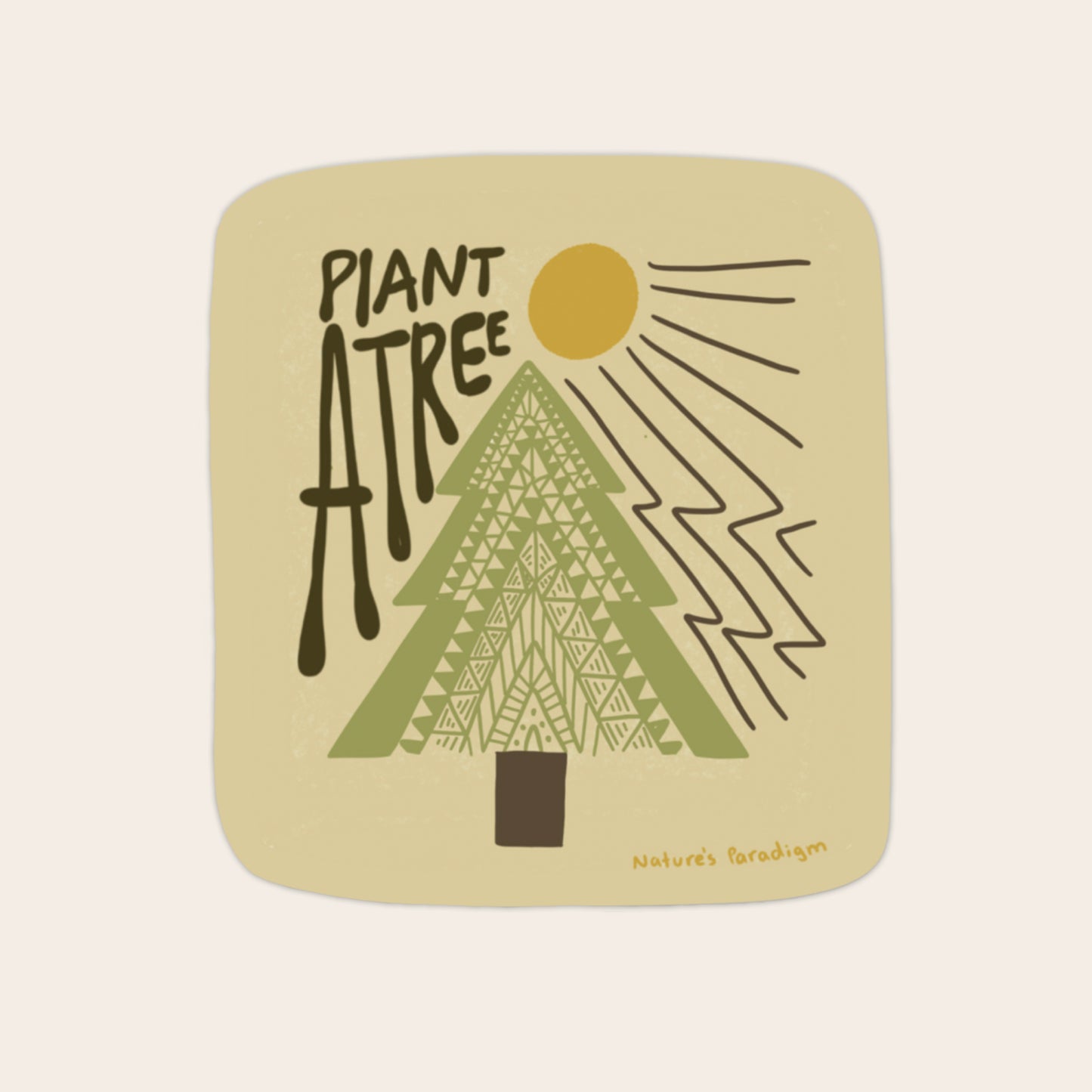 Plant A Tree Sticker