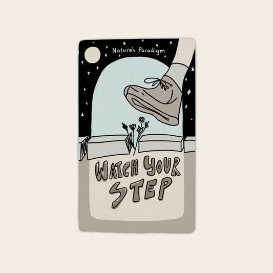 Watch Your Step Sticker