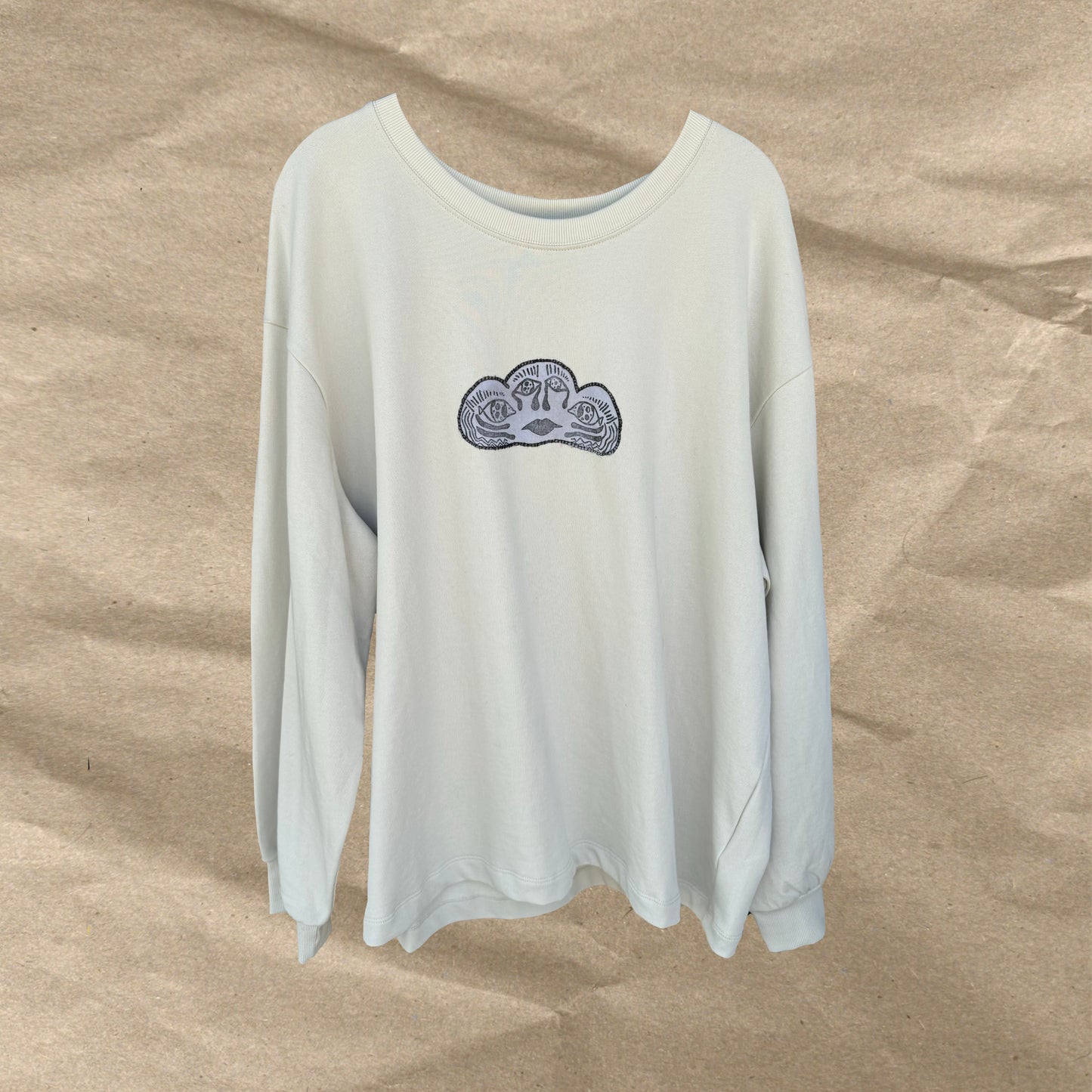 Cloud Patch Sweatshirt Size XL